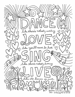 Quotes Adult Coloring Pages Adult Coloring Pages Colorsuki Com Free To Print And Color So many awesome designs for all interests and seasons. quotes adult coloring pages adult